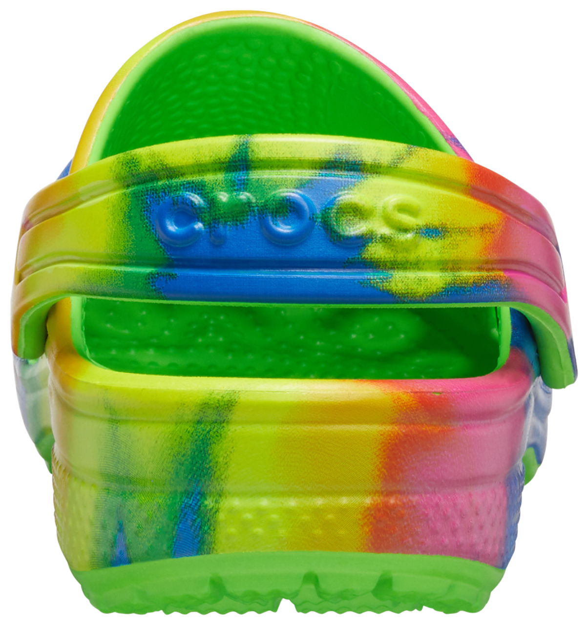 Crocs Classic Tie-Dye Graphic Clog Image 3 of 5. Tap to open photo gallery.