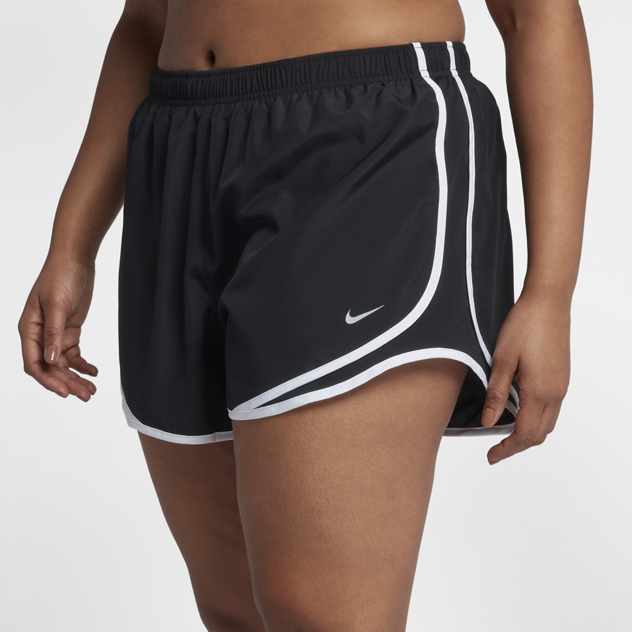 Nike Plus Size Tempo Shorts Image 3 of 6. Tap to open photo gallery.