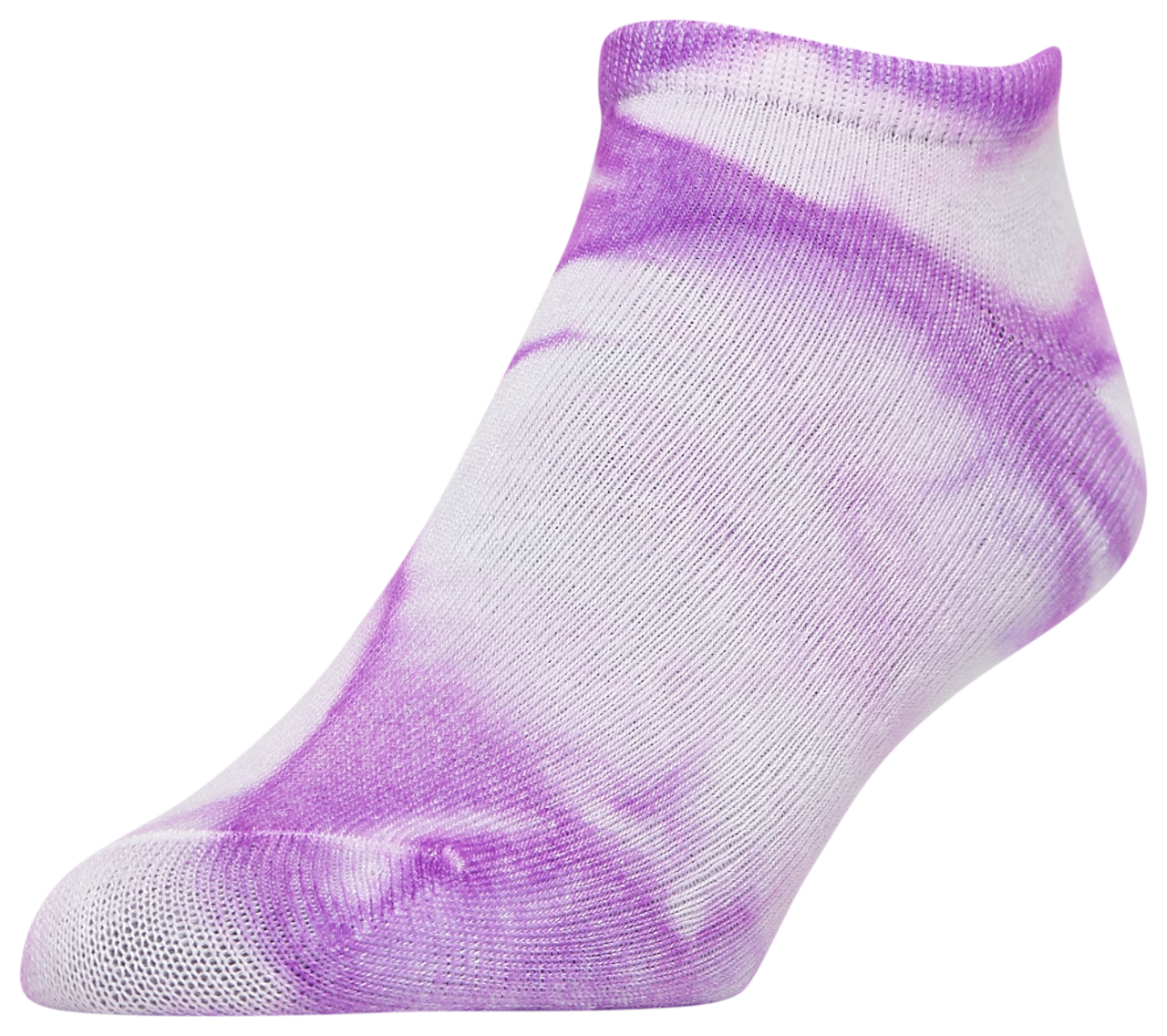 CSG 6 Pack Bright Tie-Dye No Show Socks Image 3 of 8. Tap to open photo gallery.
