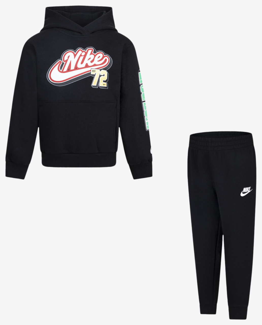Nike Step Up Your Game S/S T-Shirt Pants Set Image 1 of 8. Tap to open photo gallery.