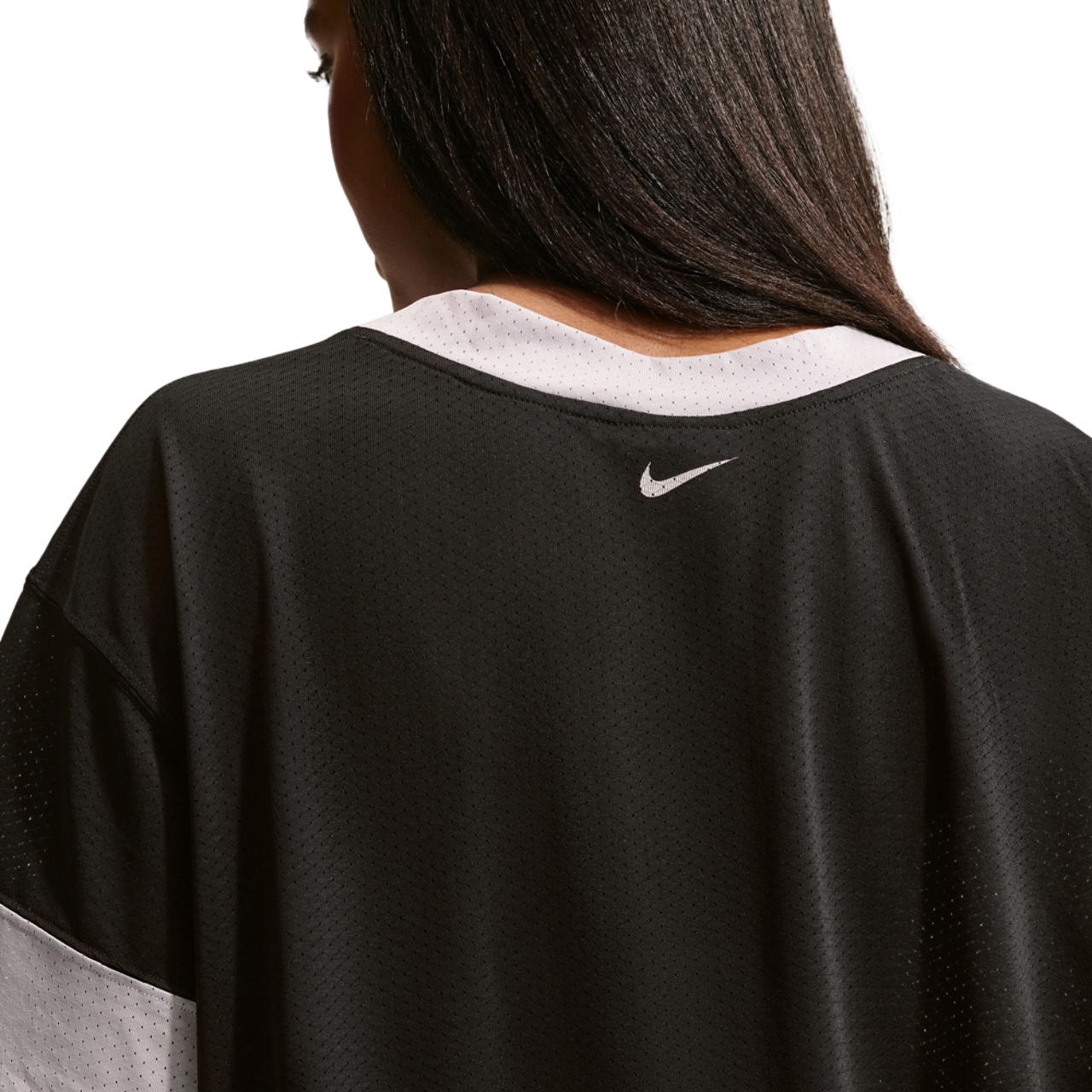 Nike NSW Crop Jersey Image 2 of 3. Tap to open photo gallery.