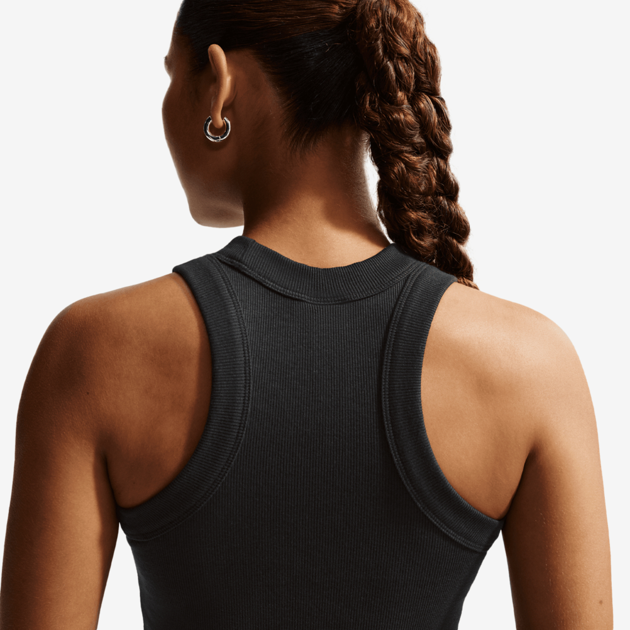 Nike NSW Chill Knit Rib Tank DRS Image 2 of 5. Tap to open photo gallery.