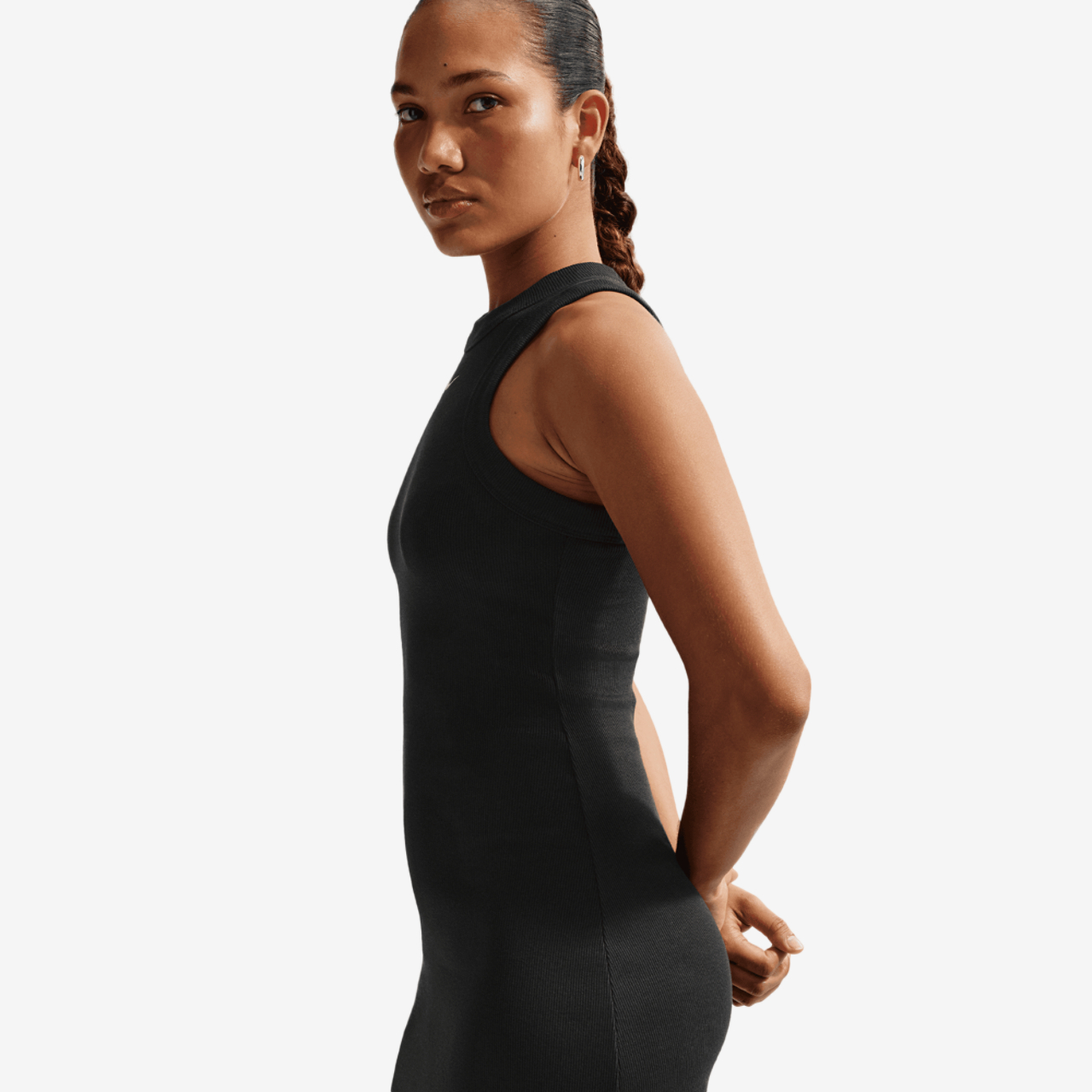 Nike NSW Chill Knit Rib Tank DRS Image 3 of 5. Tap to open photo gallery.