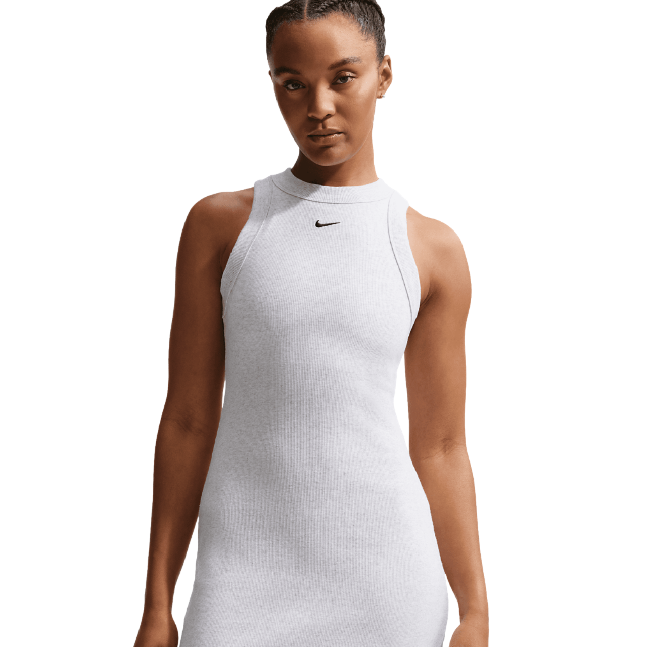 Nike NSW Chill Knit Rib Tank DRS Image 1 of 5. Tap to open photo gallery.
