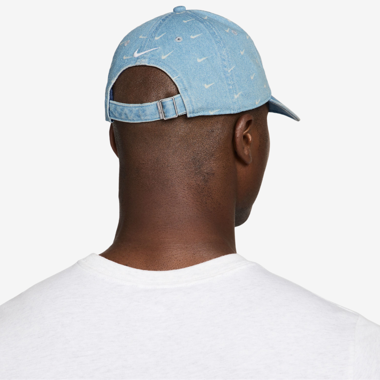 Nike Denim AOP Club Cap Image 2 of 6. Tap to open photo gallery.