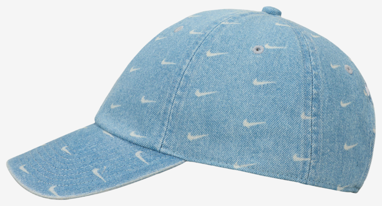 Nike Denim AOP Club Cap Image 5 of 6. Tap to open photo gallery.