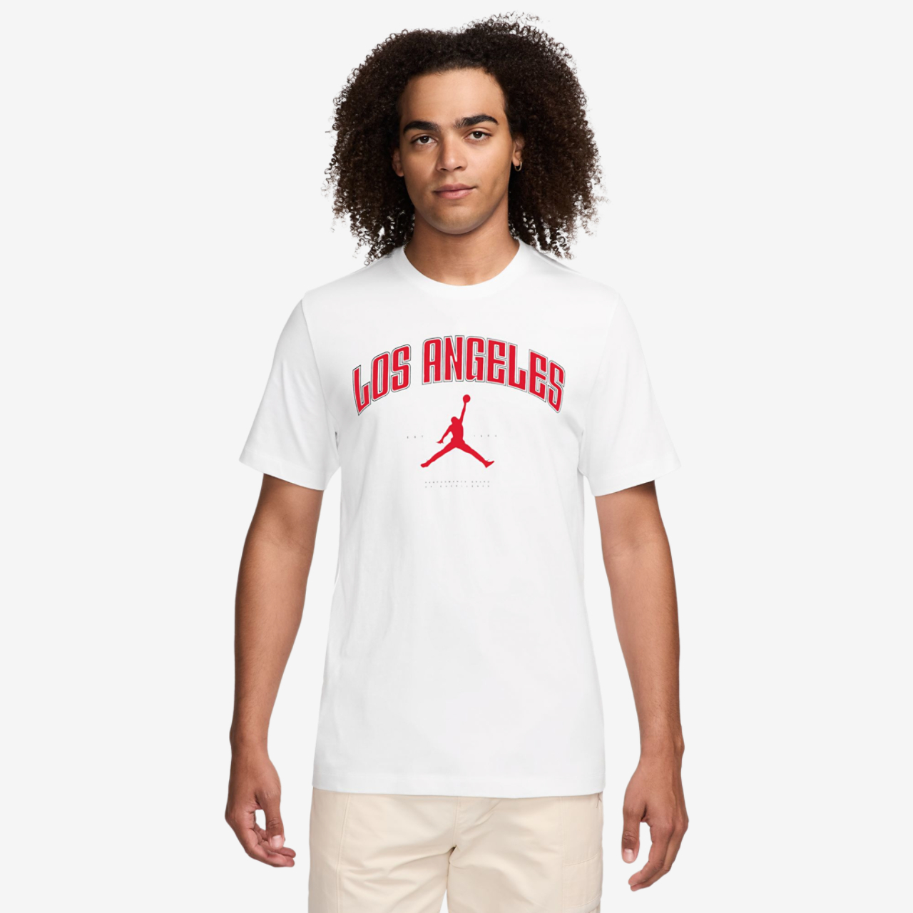 Jordan LA City LBR Short Sleeve Crew Image 1 of 2. Tap to open photo gallery.