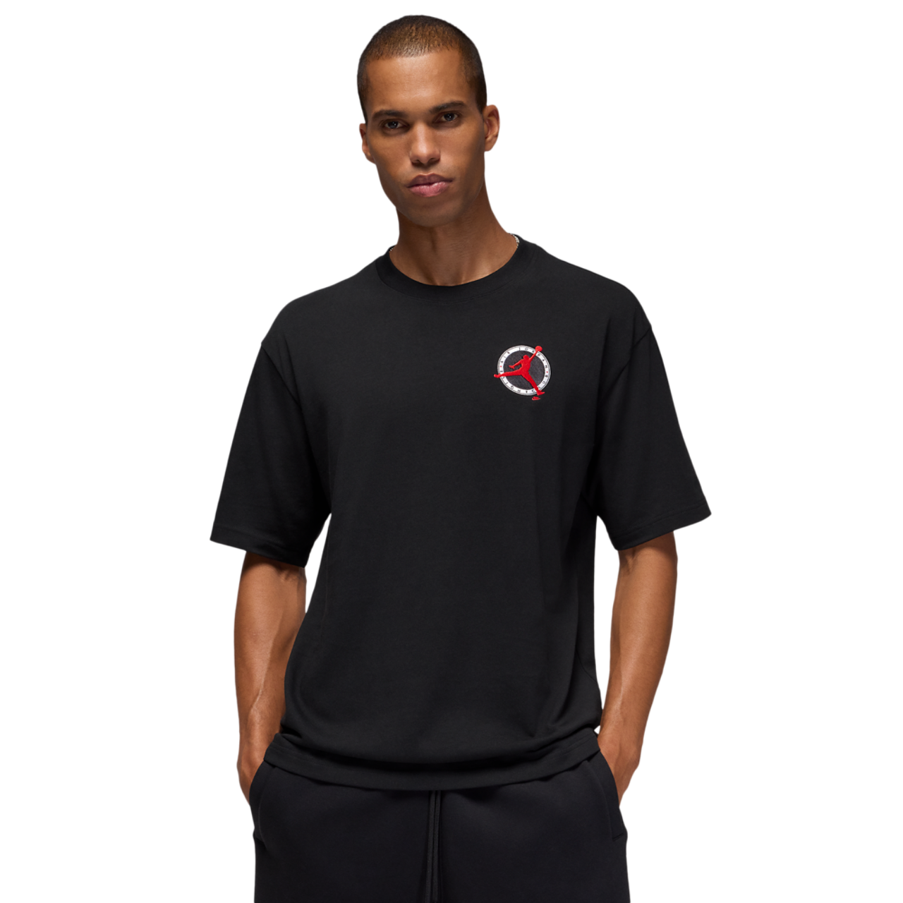Jordan Flight Club LBR Short Sleeve Crew Image 1 of 2. Tap to open photo gallery.
