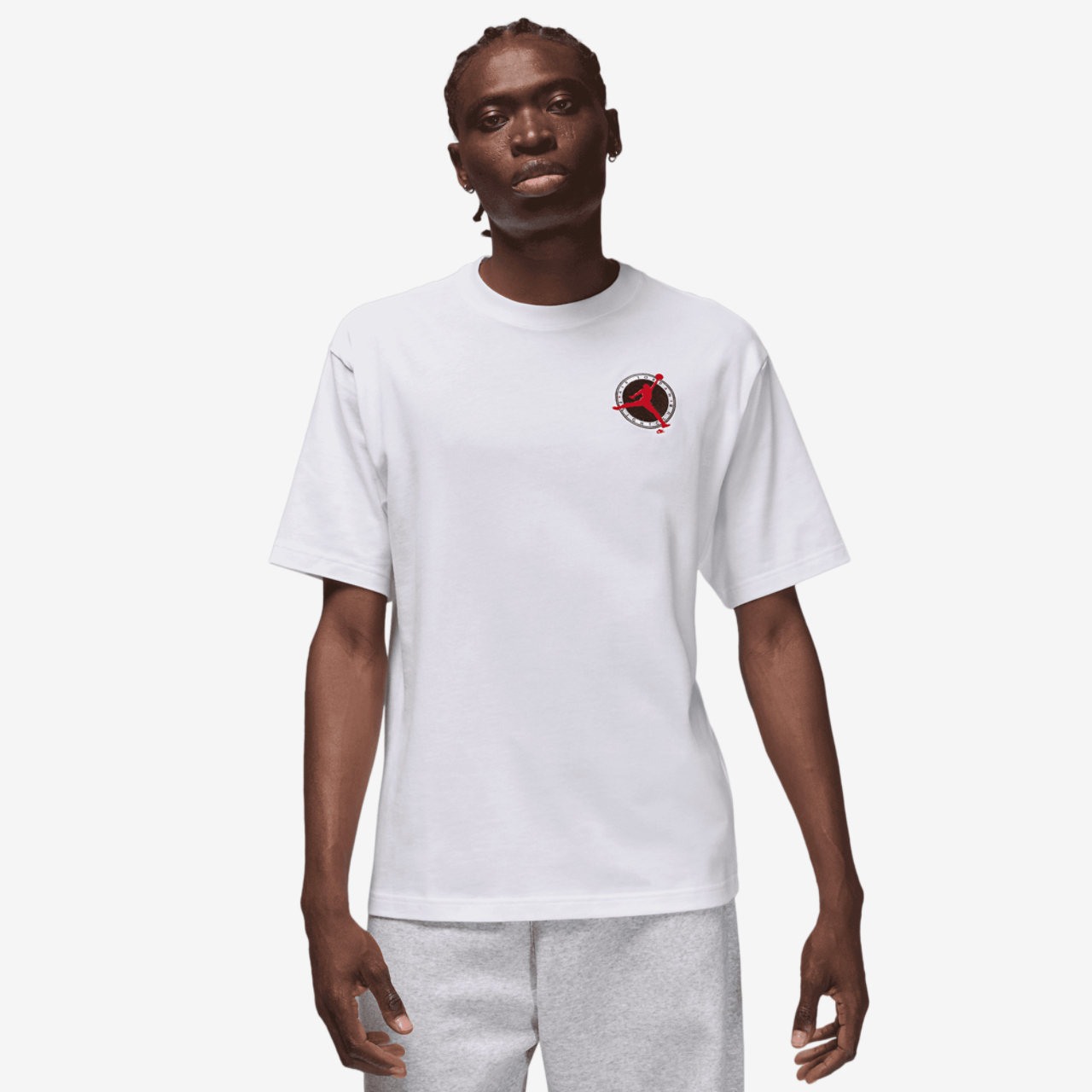 Jordan Flight Club LBR Short Sleeve Crew Image 1 of 6. Tap to open photo gallery.