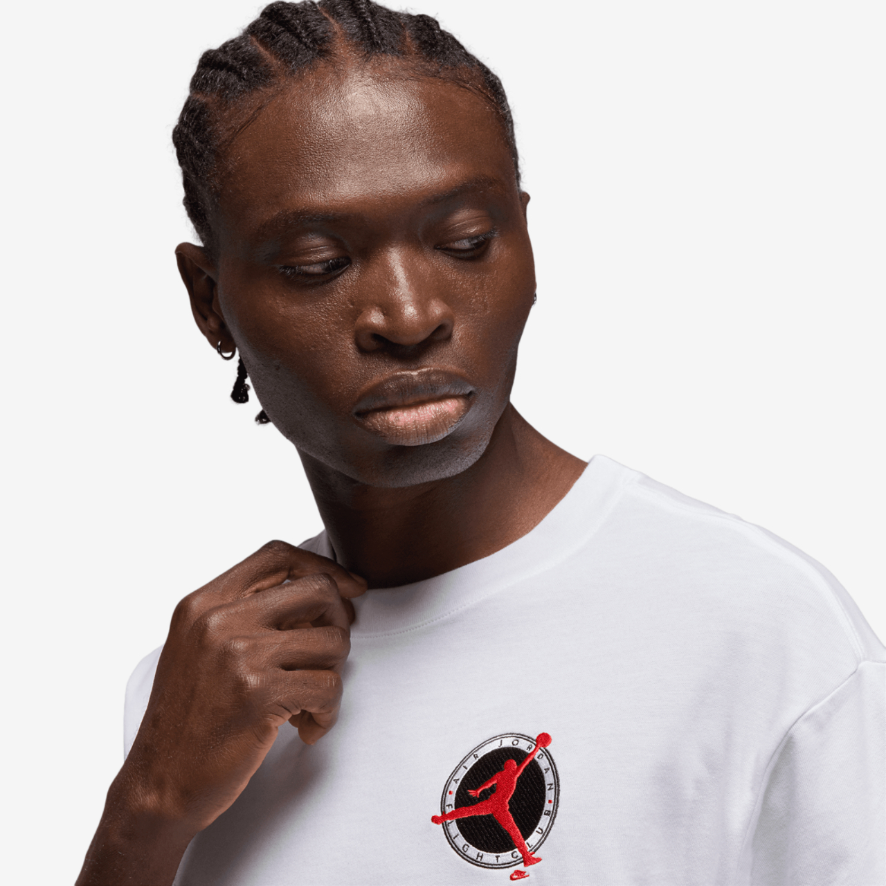 Jordan Flight Club LBR Short Sleeve Crew Image 3 of 6. Tap to open photo gallery.