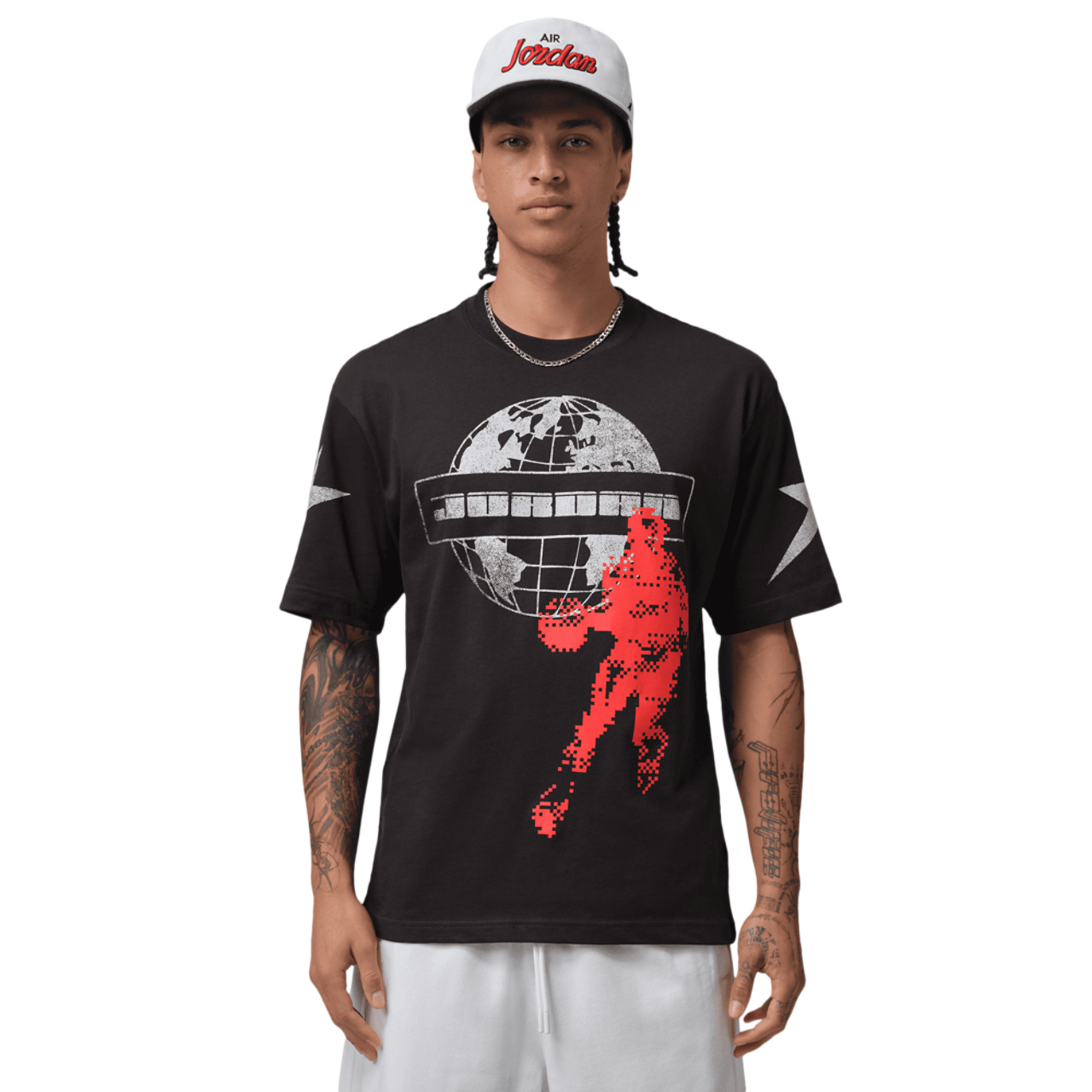 Jordan Star Graphic Short Sleeve Crew Image 1 of 5. Tap to open photo gallery.