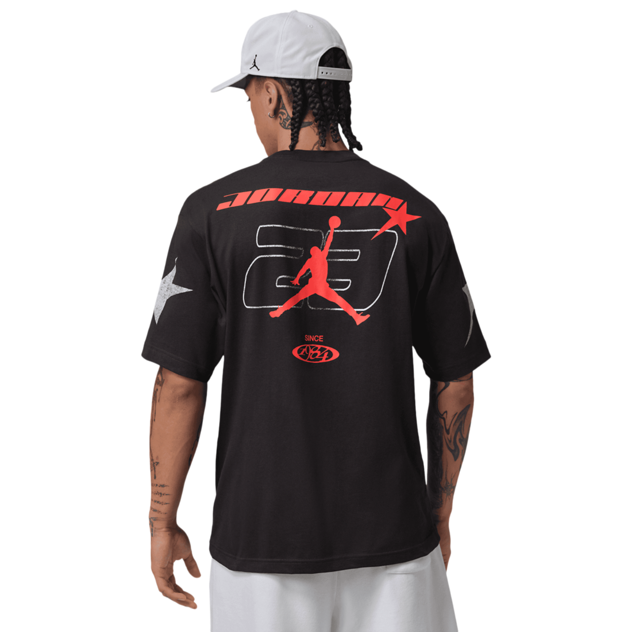 Jordan Star Graphic Short Sleeve Crew Image 2 of 5. Tap to open photo gallery.