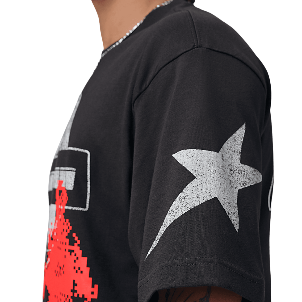 Jordan Star Graphic Short Sleeve Crew Image 4 of 5. Tap to open photo gallery.