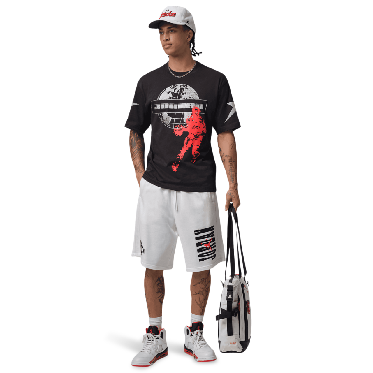 Jordan Star Graphic Short Sleeve Crew Image 5 of 5. Tap to open photo gallery.