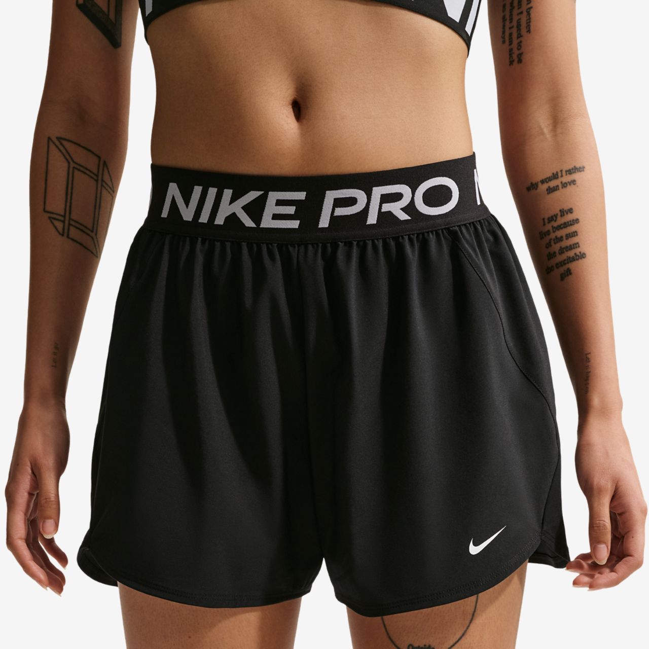 Nike Pro Drifit 365 3In Woven Short Image 1 of 4. Tap to open photo gallery.
