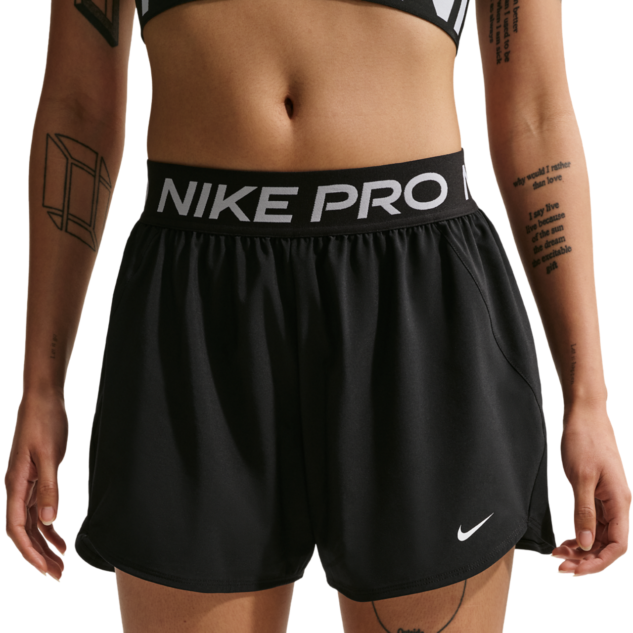 Nike Pro Drifit 365 3In Woven Short Image 1 of 4. Tap to open photo gallery.