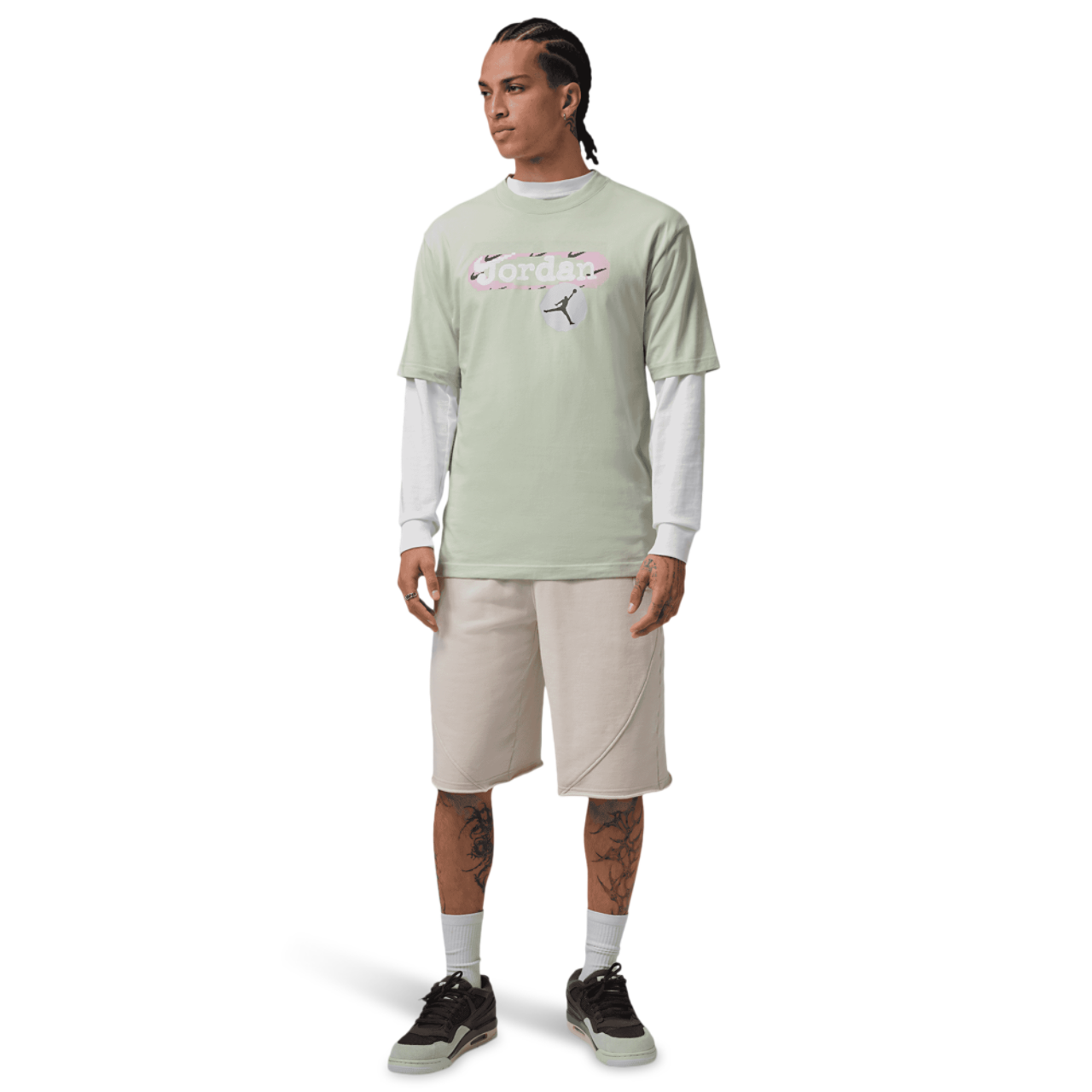 Jordan Stamp Graphic Short Sleeve Crew - Men's | Foot Locker