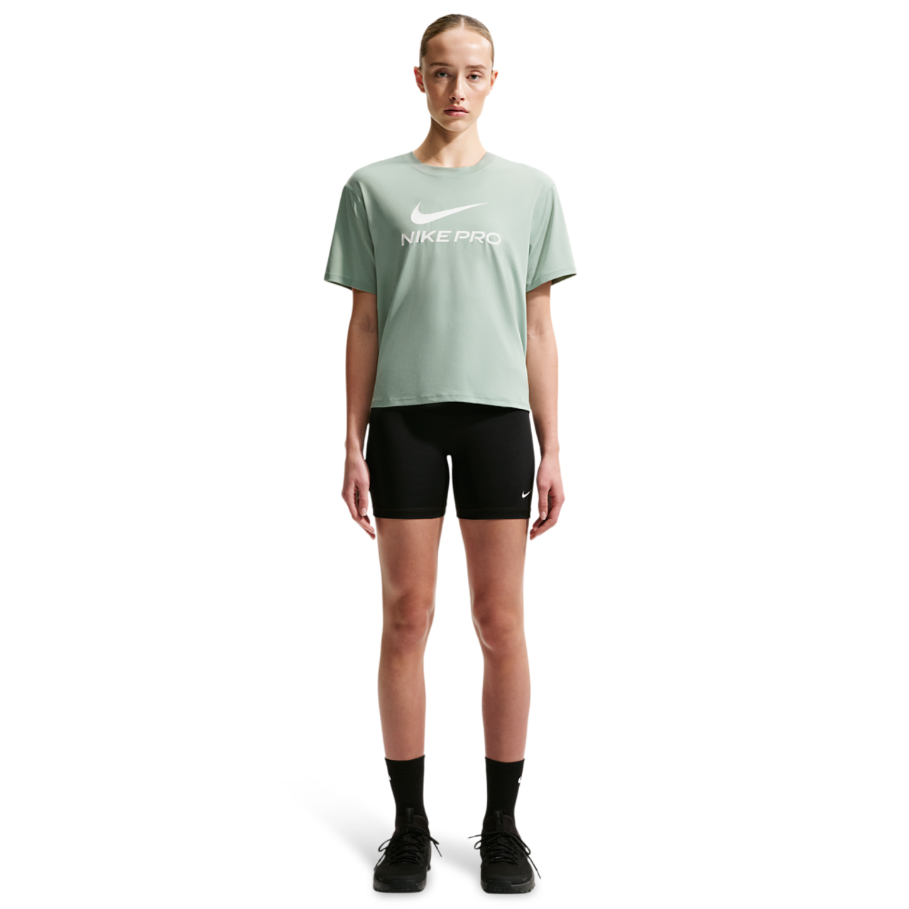 Nike Pro Drifit 365 SS Loose Top Image 3 of 4. Tap to open photo gallery.
