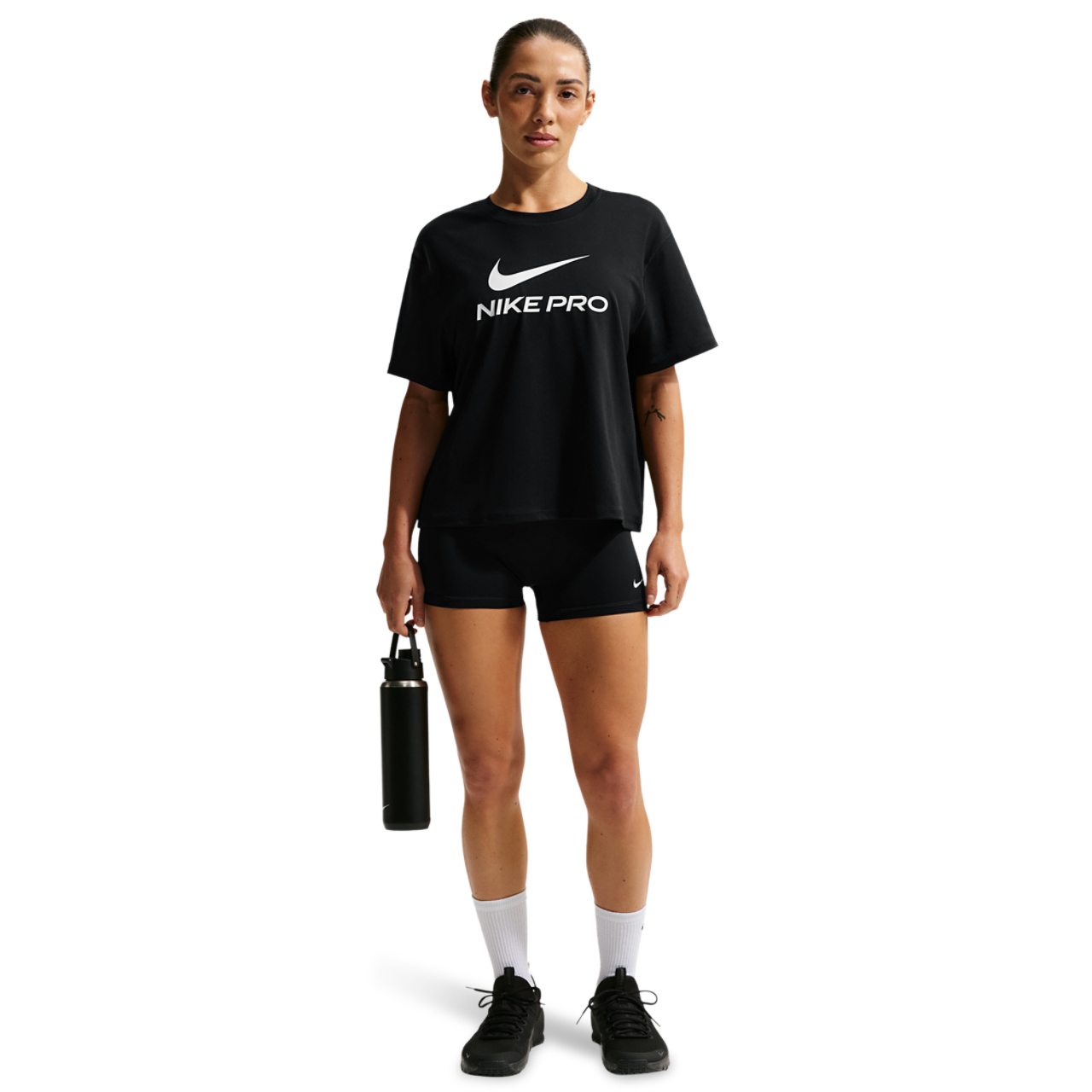 Nike Pro Drifit 365 SS Loose Top Image 3 of 4. Tap to open photo gallery.