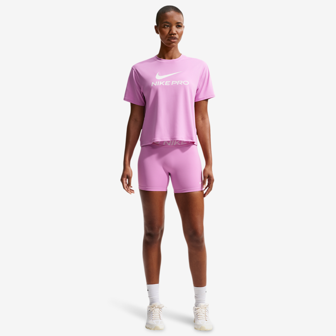 Nike Pro Drifit 365 SS Loose Top Image 3 of 4. Tap to open photo gallery.