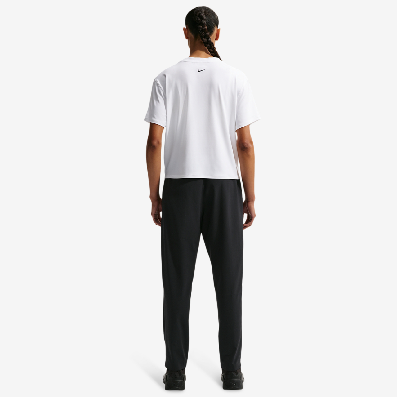 Nike Pro Drifit 365 Open Hem Woven Pant Image 4 of 4. Tap to open photo gallery.