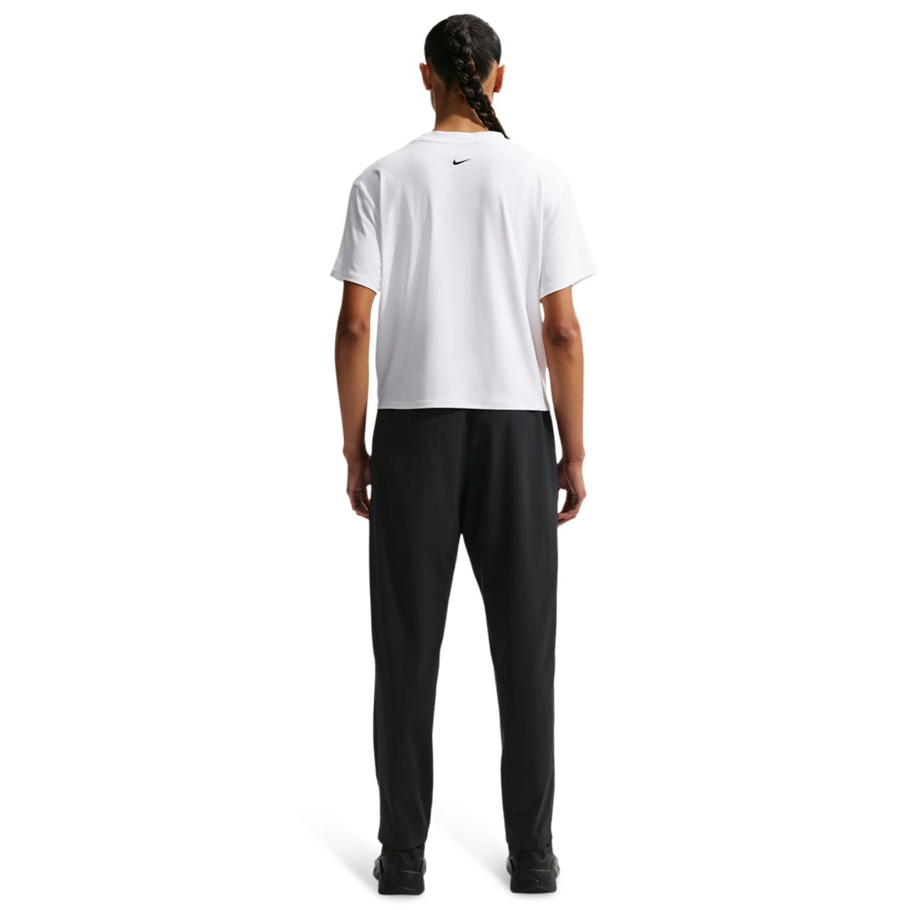 Nike Pro Drifit 365 Open Hem Woven Pant Image 4 of 4. Tap to open photo gallery.