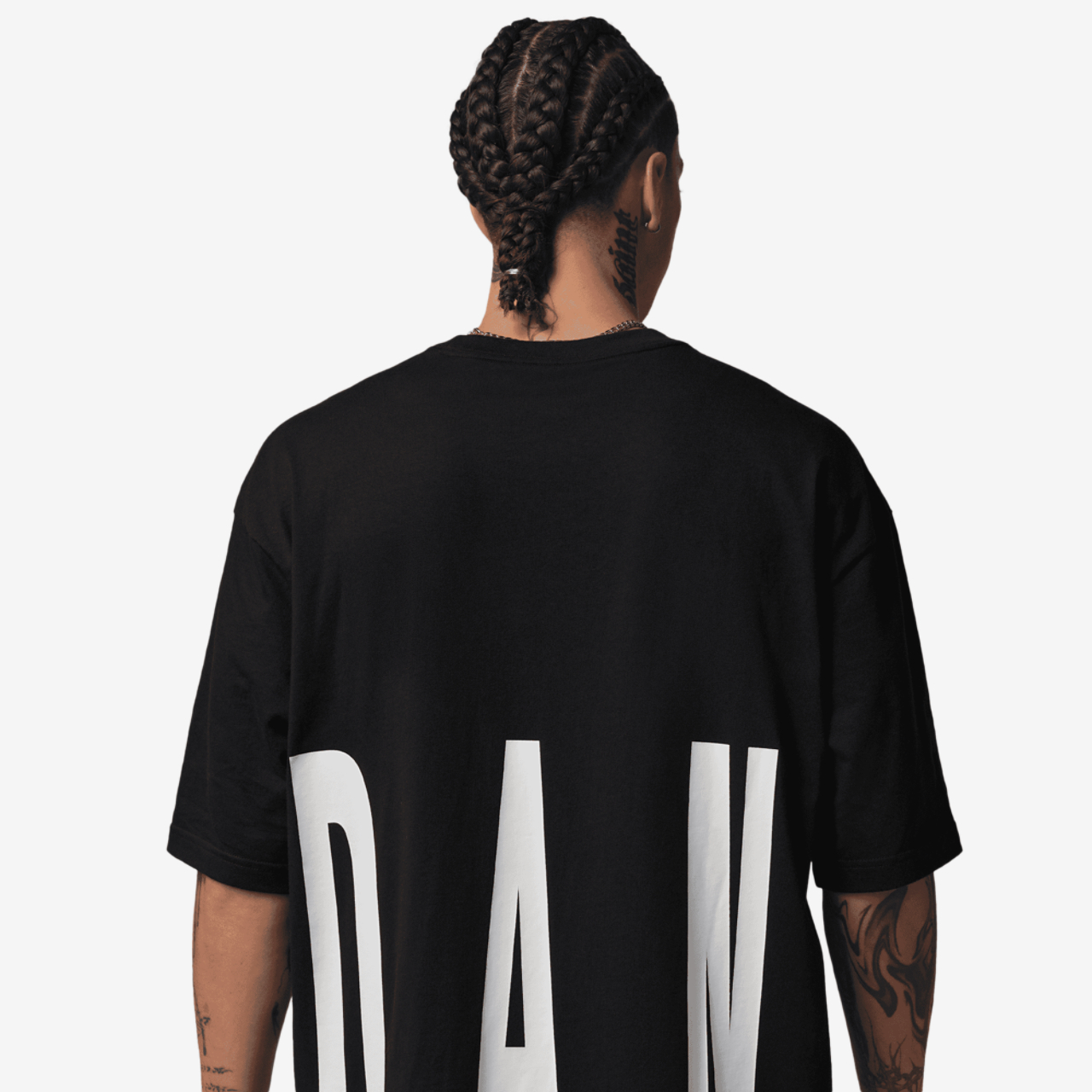 Jordan Torso Stretch Oversized Short Sleeve Crew Image 2 of 5. Tap to open photo gallery.