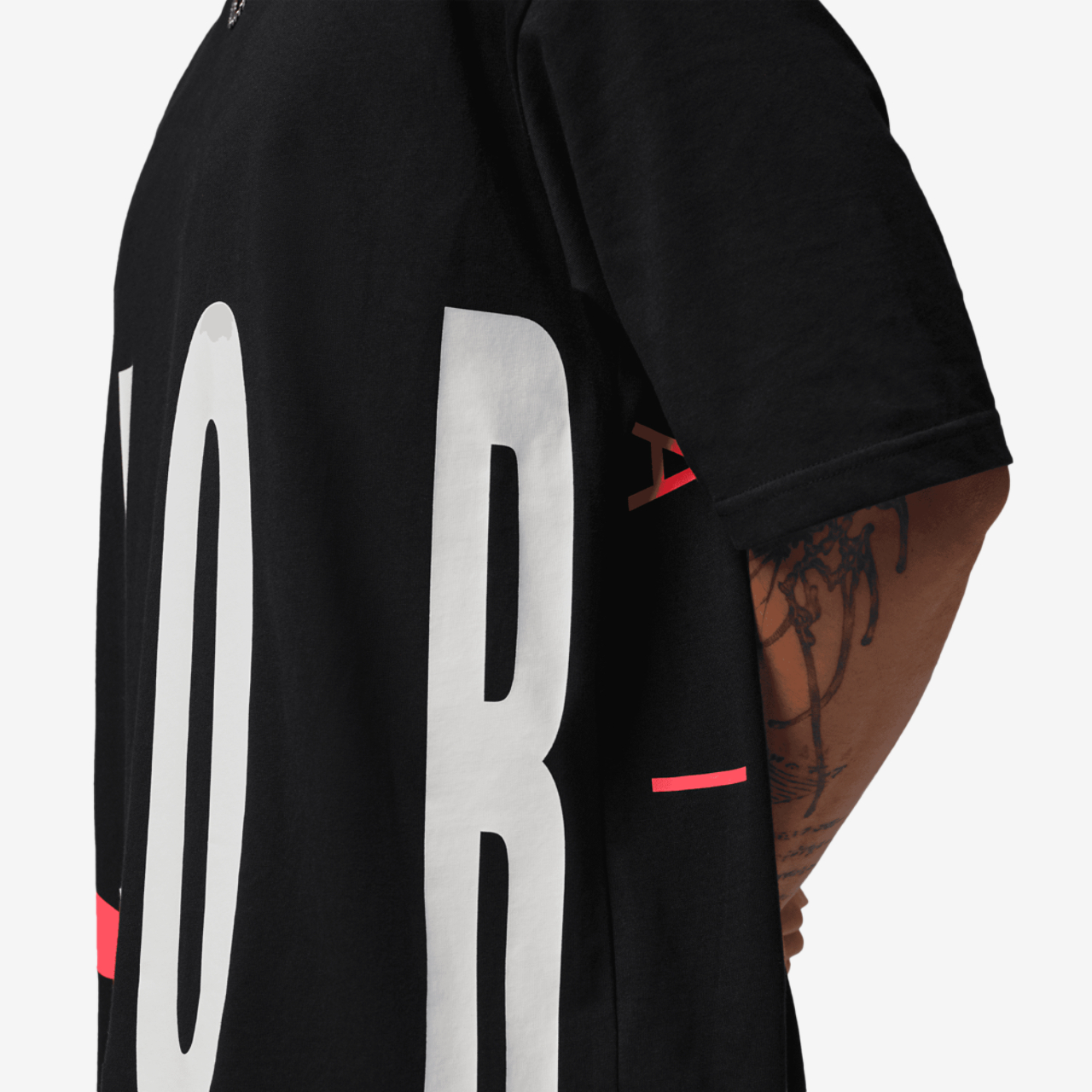 Jordan Torso Stretch Oversized Short Sleeve Crew Image 4 of 5. Tap to open photo gallery.