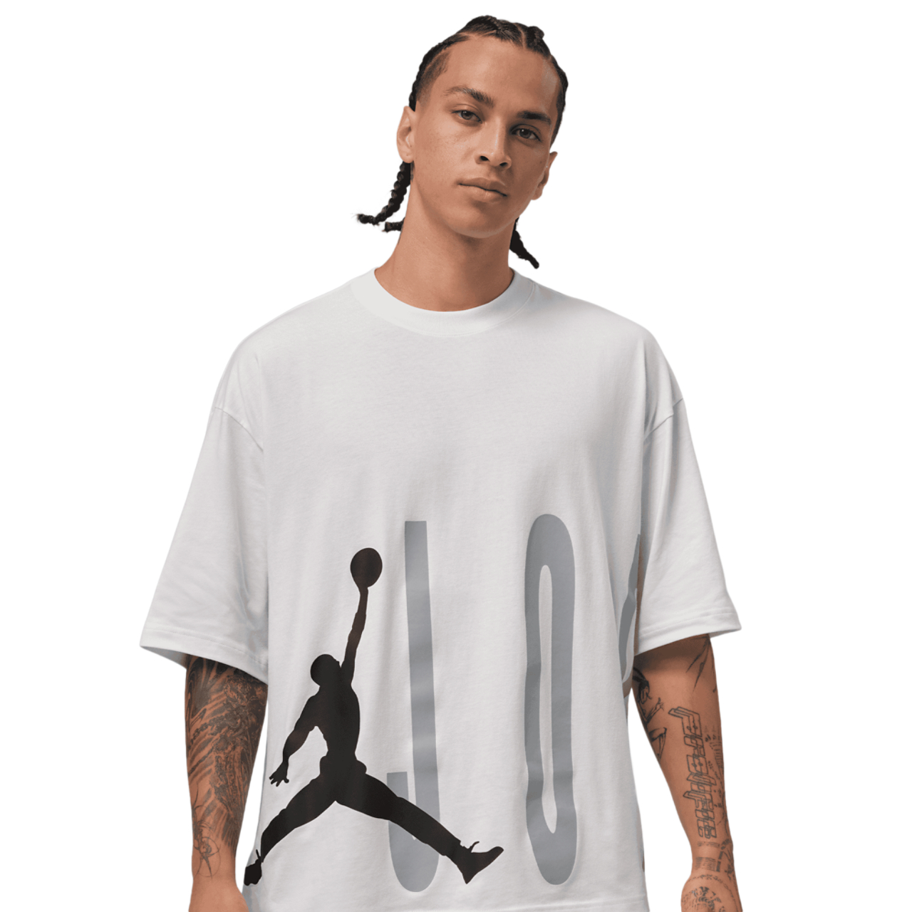 Jordan Torso Stretch Oversized Short Sleeve Crew - Men's | Foot Locker