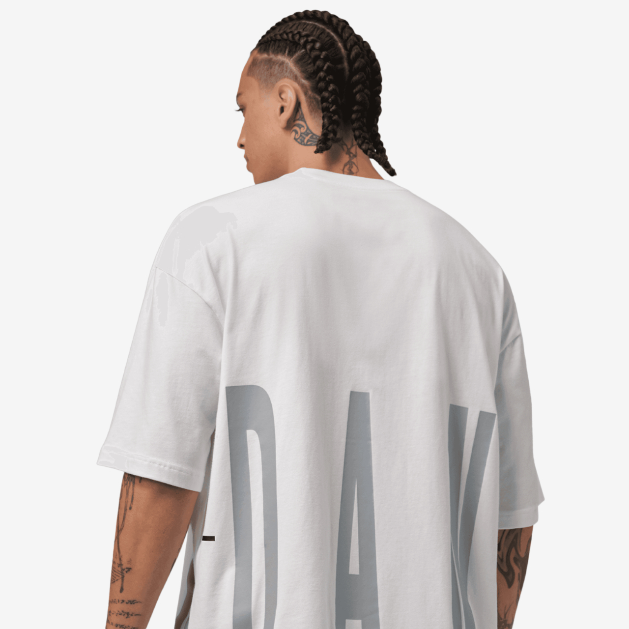 Jordan Torso Stretch Oversized Short Sleeve Crew Image 2 of 5. Tap to open photo gallery.