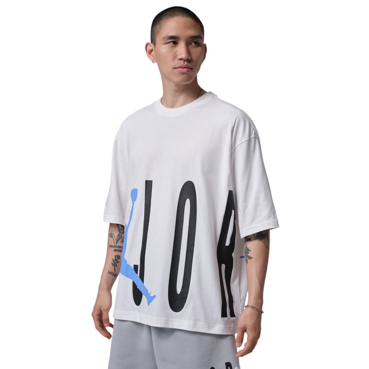 Jordan Torso Stretch Oversized Short Sleeve Crew Image 1 of 4. Tap to open photo gallery.