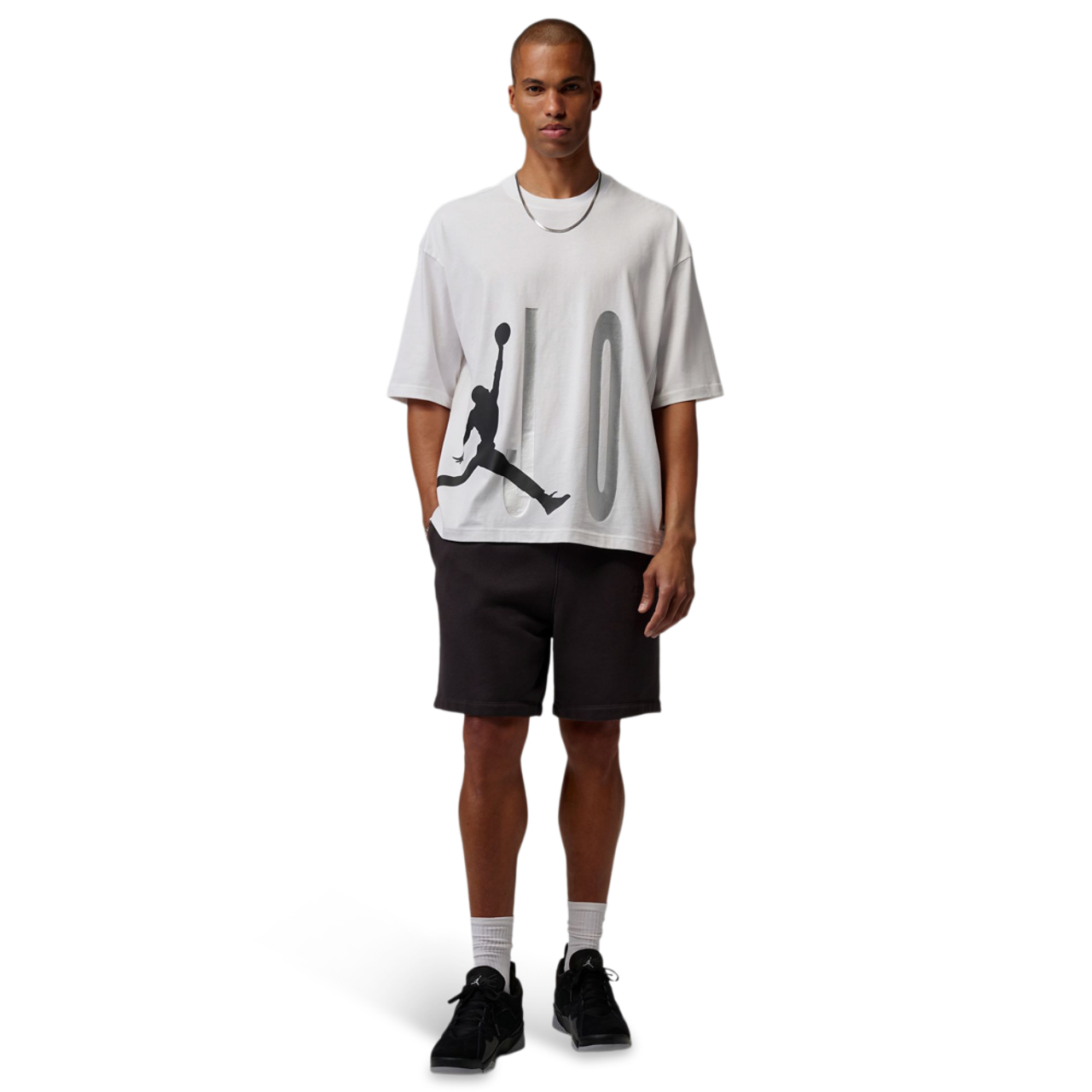 Jordan Torso Stretch Oversized Short Sleeve Crew Image 4 of 4. Tap to open photo gallery.