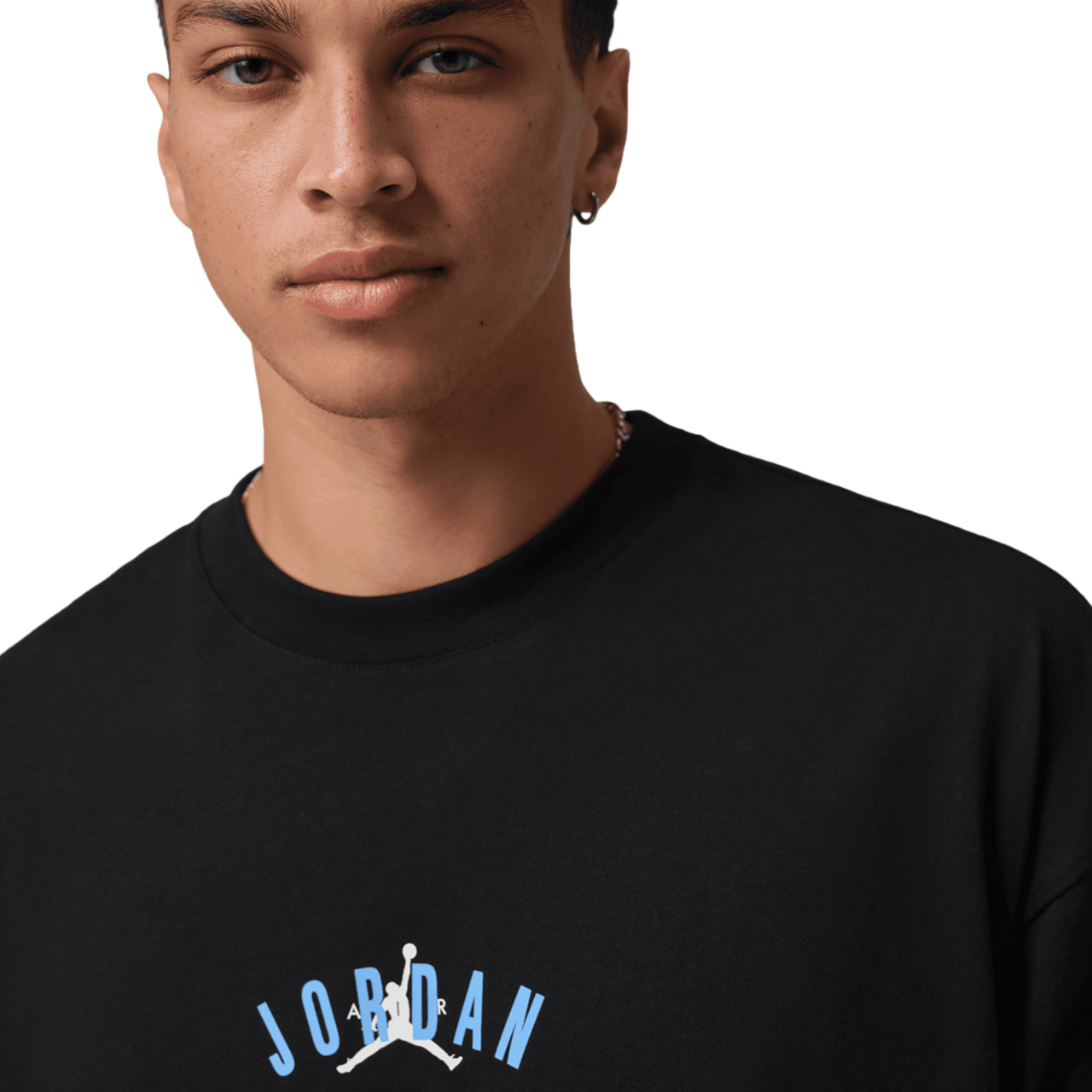 Jordan Back Stretch Oversized Short Sleeve Crew Image 3 of 5. Tap to open photo gallery.