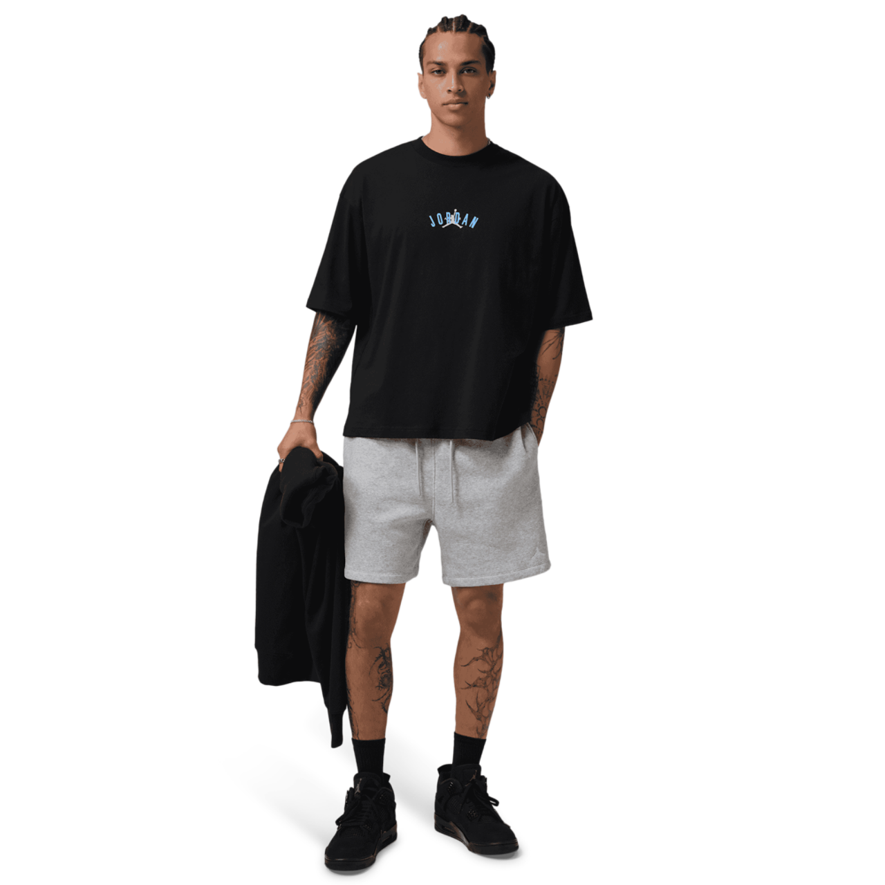 Jordan Back Stretch Oversized Short Sleeve Crew Image 5 of 5. Tap to open photo gallery.