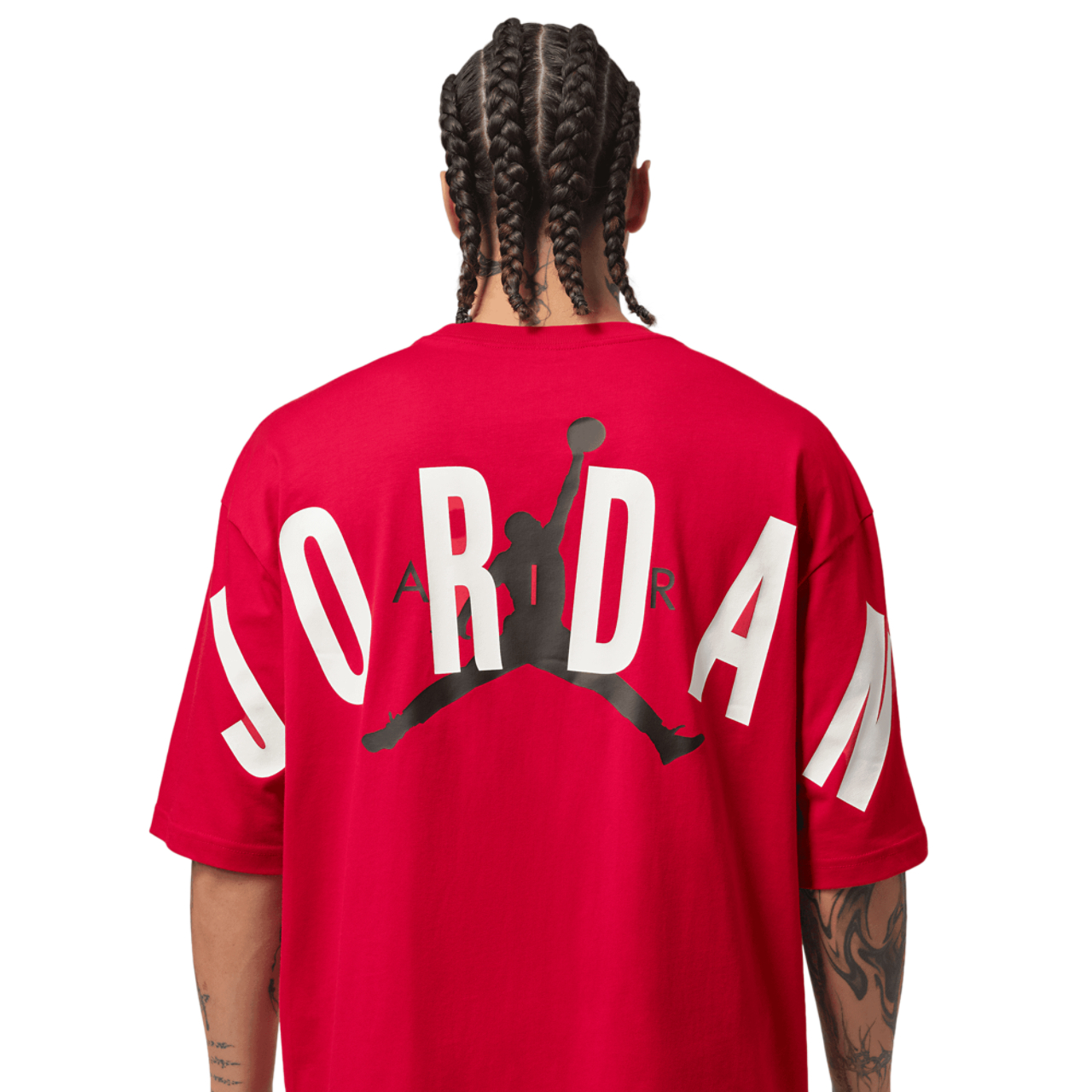 Jordan Back Stretch Oversized Short Sleeve Crew Image 2 of 5. Tap to open photo gallery.
