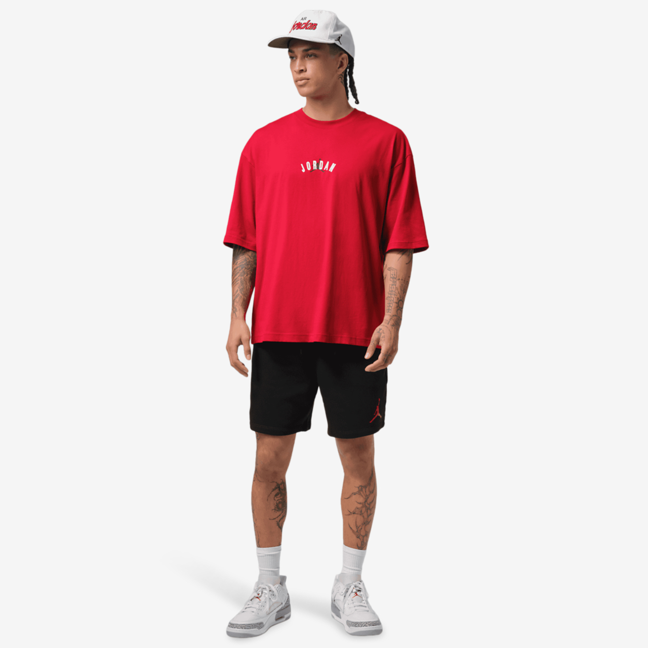 Jordan Back Stretch Oversized Short Sleeve Crew Image 5 of 5. Tap to open photo gallery.