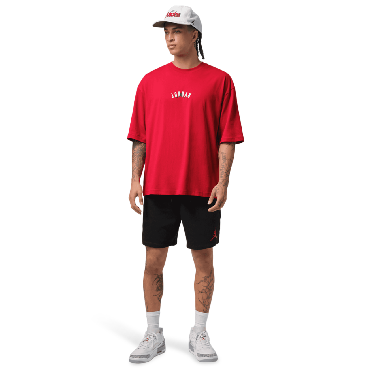 Jordan Back Stretch Oversized Short Sleeve Crew Image 5 of 5. Tap to open photo gallery.