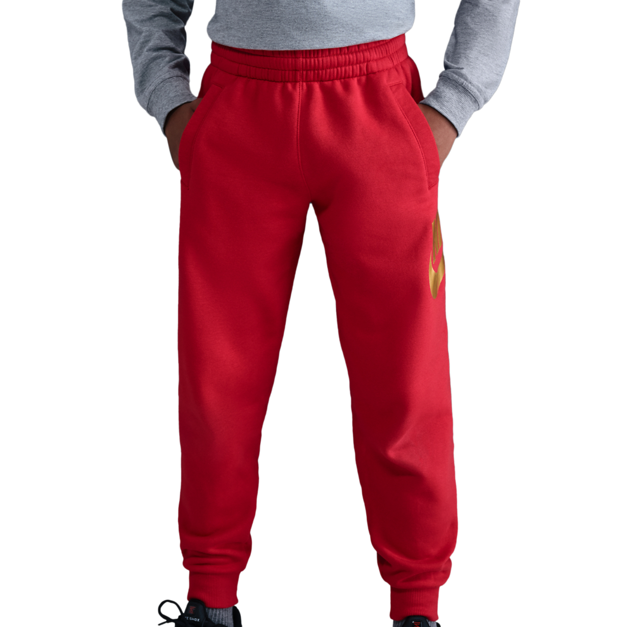 Nike NSW Club HBR Fleece Joggers Image 1 of 4. Tap to open photo gallery.