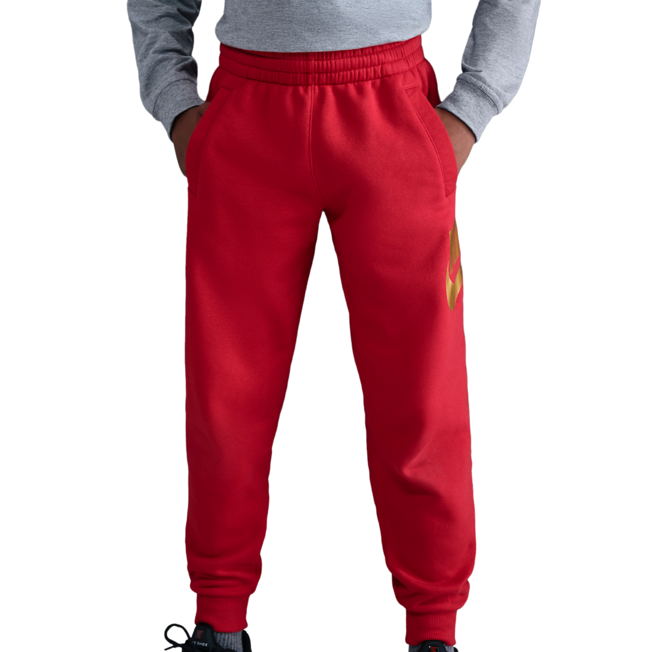 Nike NSW Club HBR Fleece Joggers Image 1 of 4. Tap to open photo gallery.