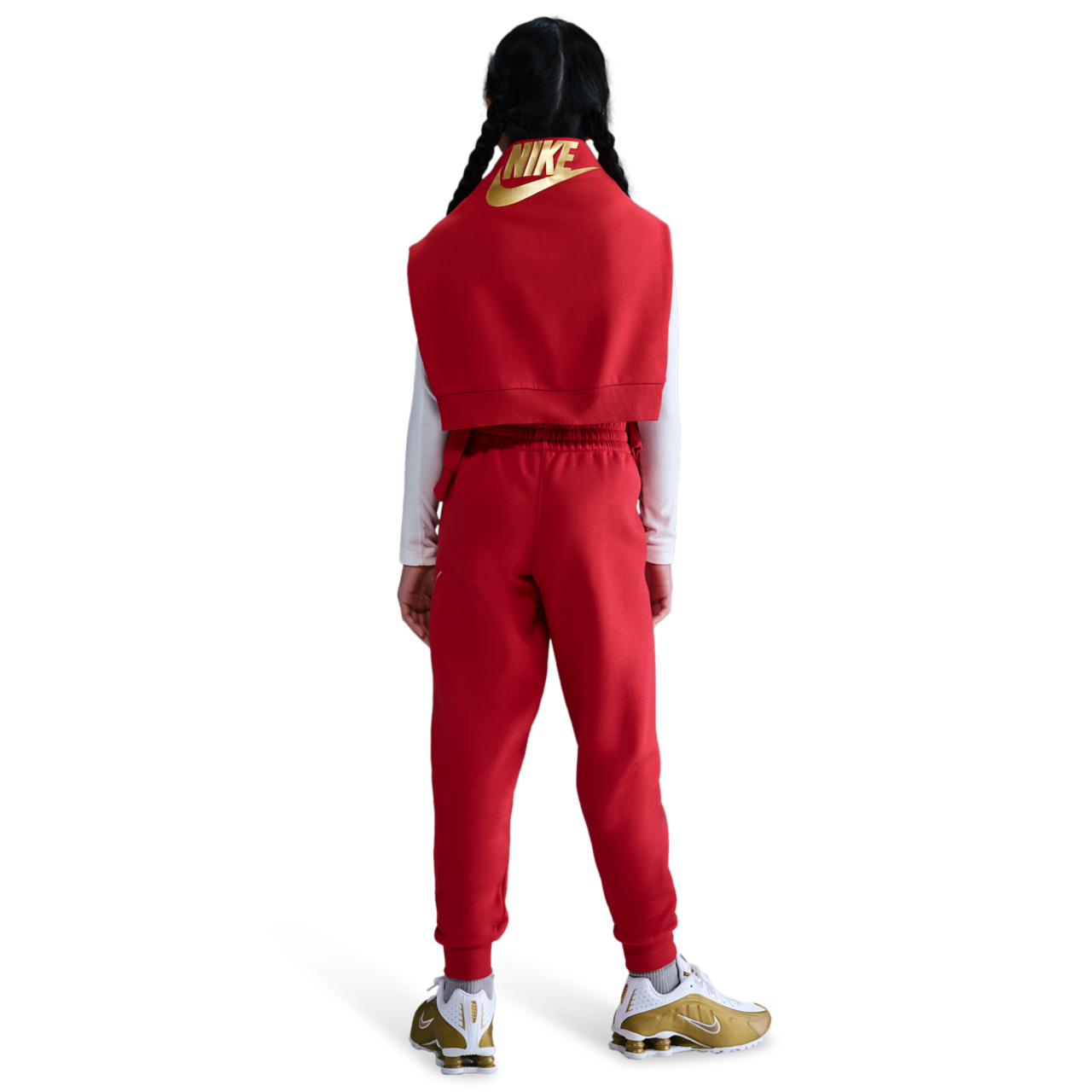 Nike NSW Club HBR Fleece Joggers Image 4 of 4. Tap to open photo gallery.