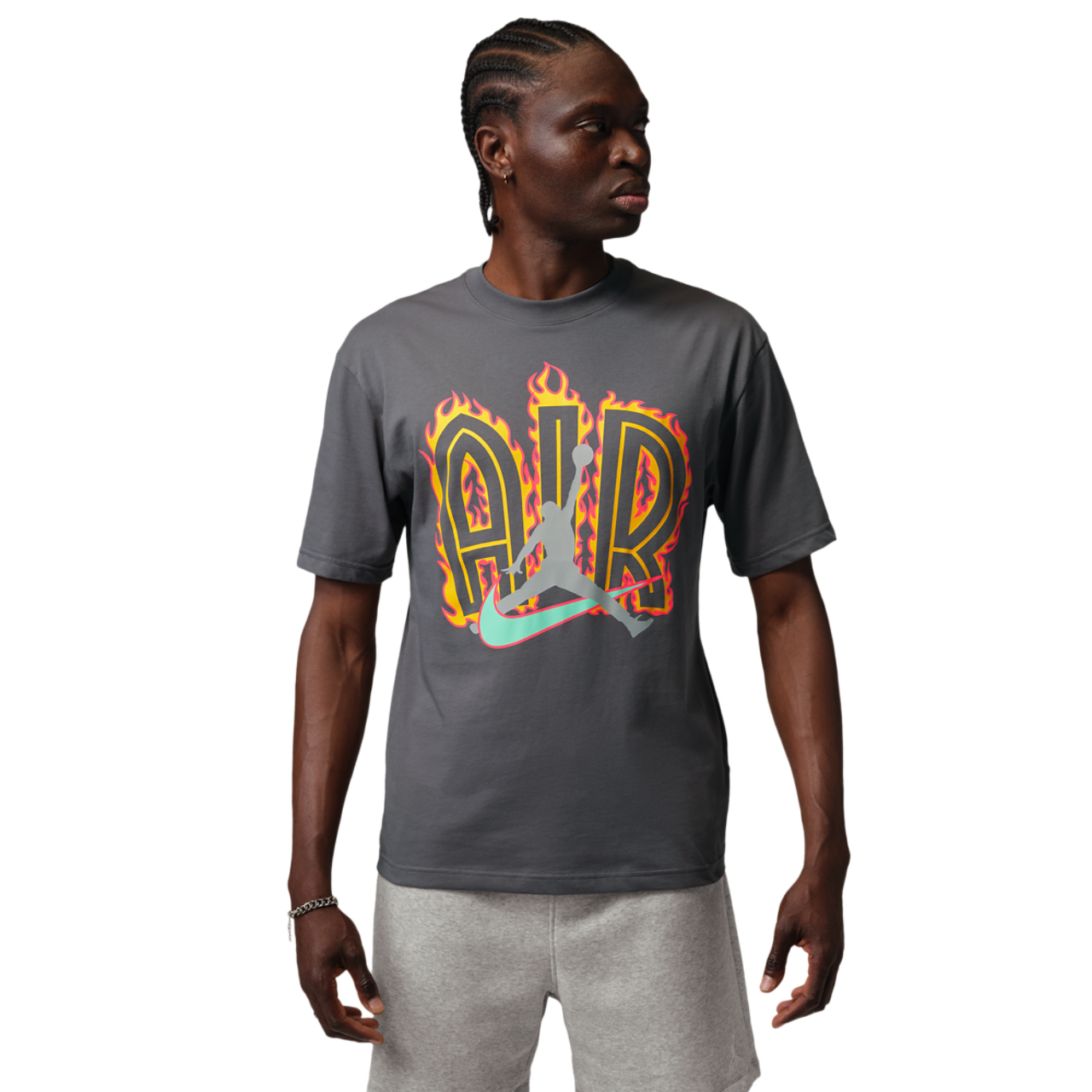 Jordan Air Scrpt Gfx Ss Crew - Men's | Foot Locker