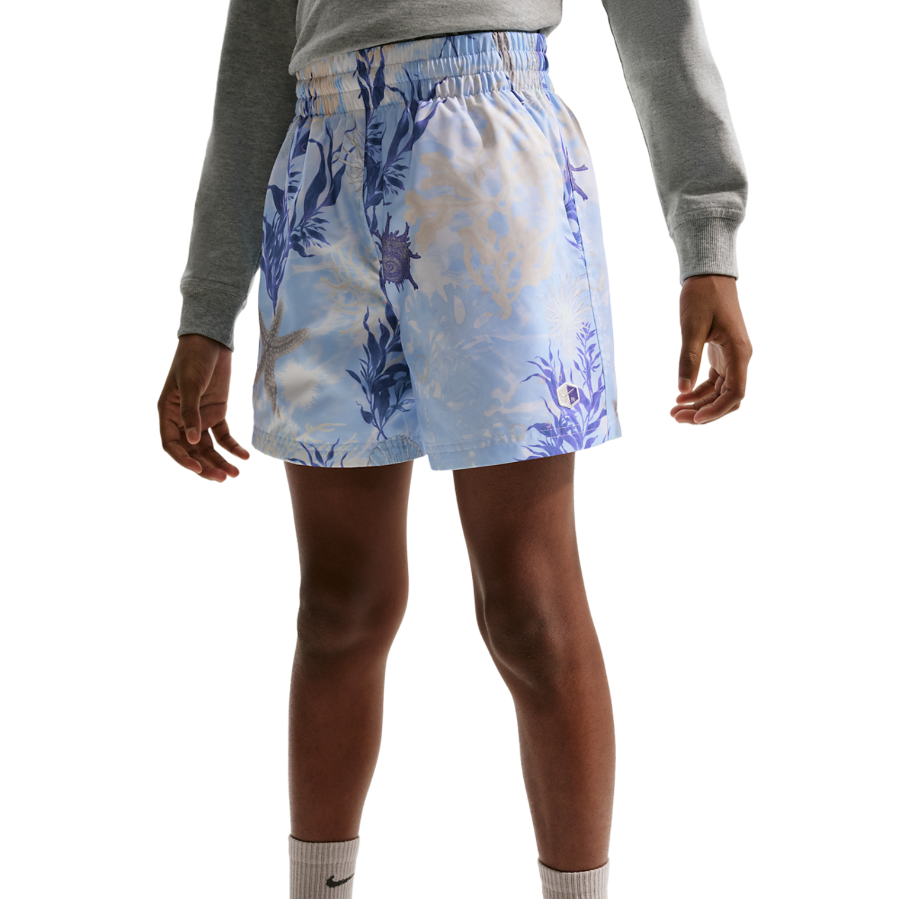 Nike NSW Club Woven 4.5in Sport Short Image 1 of 4. Tap to open photo gallery.