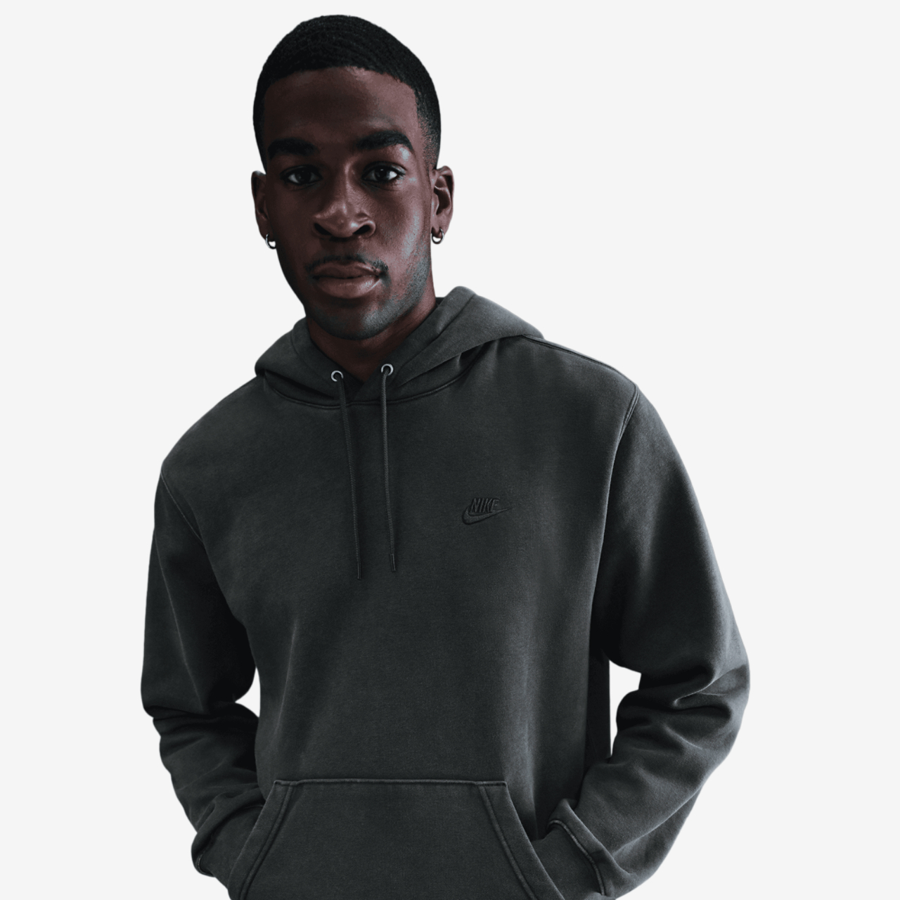 Nike CWash Club Basketball Hoodie Image 1 of 4. Tap to open photo gallery.