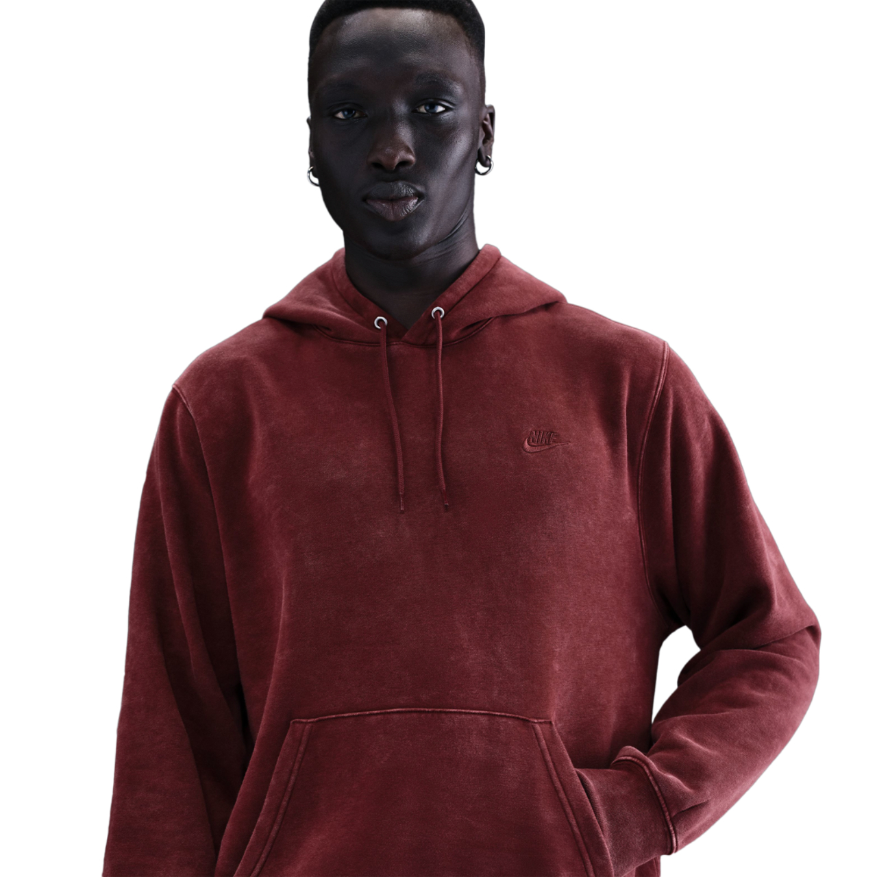 Nike CWash Club Basketball Hoodie Image 1 of 2. Tap to open photo gallery.