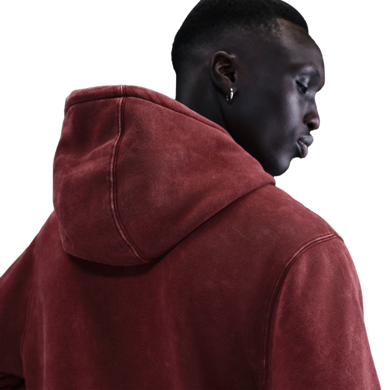 Nike CWash Club Basketball Hoodie Image 2 of 2. Tap to open photo gallery.