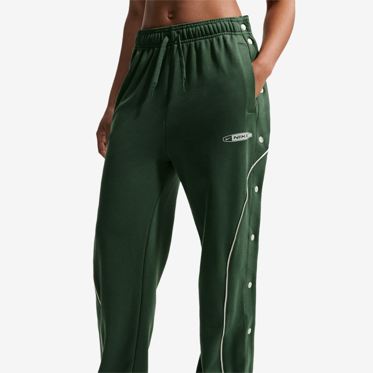 Nike Dri-FIT Swoosh Fleece Tearaway Pants Image 1 of 4. Tap to open photo gallery.
