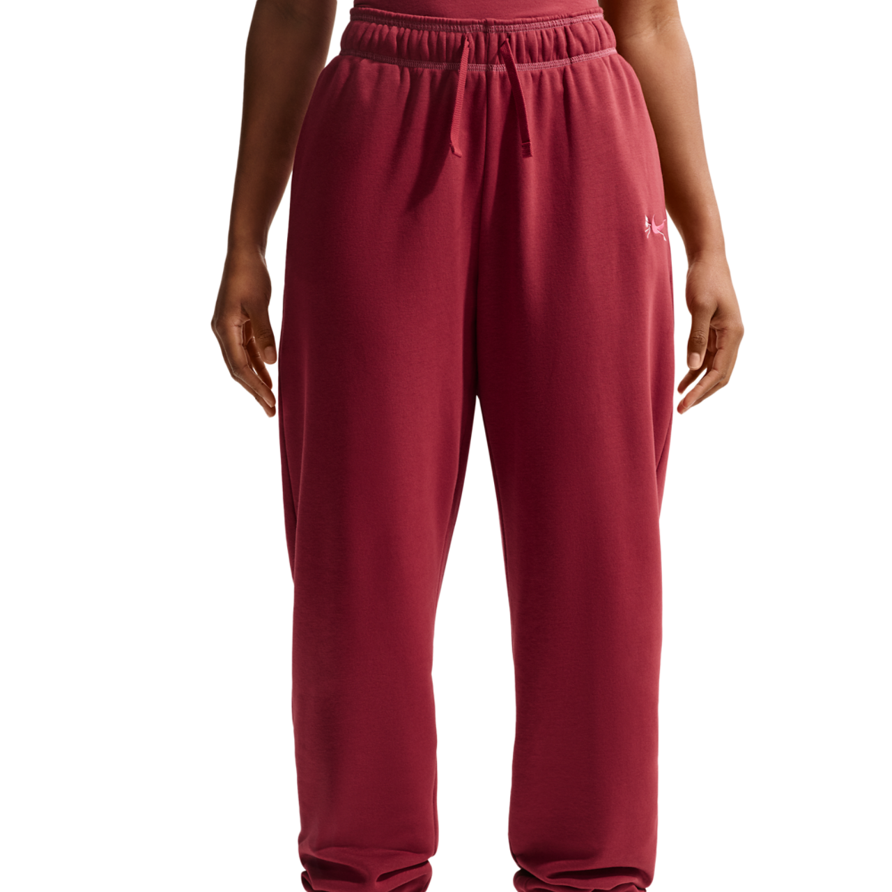 Nike NSW Club Fleece Mid Rise OS Vday Pant Image 1 of 4. Tap to open photo gallery.