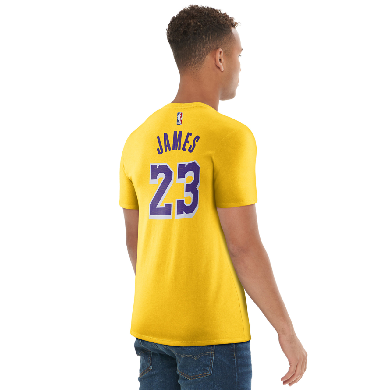 Nike NBA Player Name & Number Dri-FIT T-Shirt Image 3 of 4. Tap to open photo gallery.