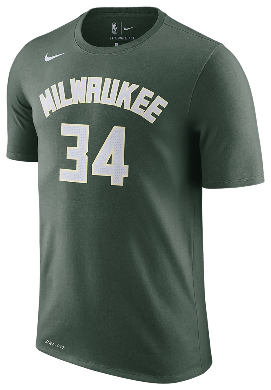 Nike NBA Player Name & Number Dri-FIT T-Shirt Image 2 of 4. Tap to open photo gallery.