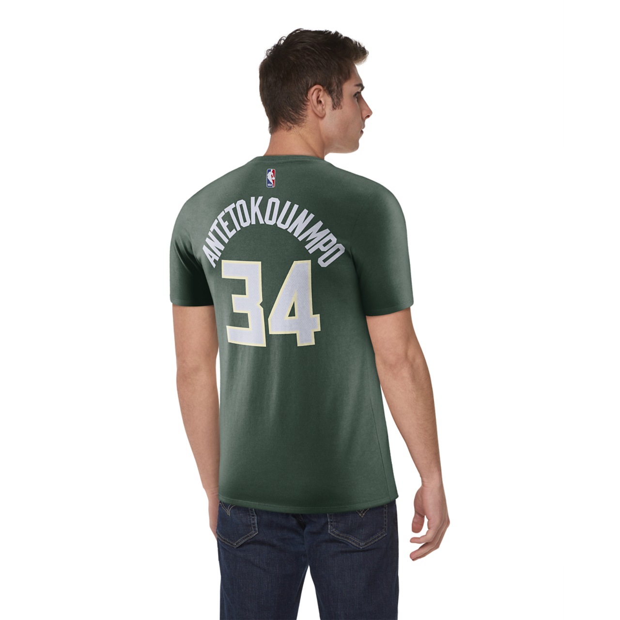 Nike NBA Player Name & Number Dri-FIT T-Shirt Image 3 of 4. Tap to open photo gallery.